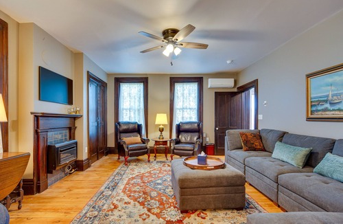 Atchison House | Historic Atchison Farmhouse w/Patio Near Downtown