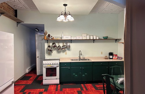 Bedford Apartment | Historic loft next to restaurant, tavern, and shopping right outside your door!