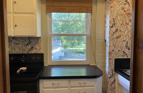 Bloomfield Apartment | Historic Steckel carriage house with picturesque landscaping