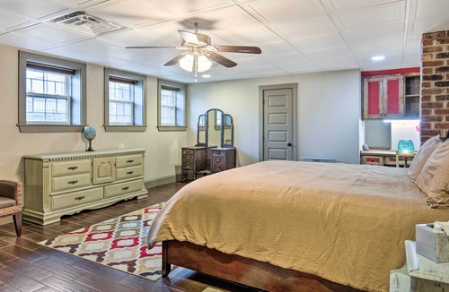 Gaffney Apartment | Historical South Carolina Escape w/ Patio!