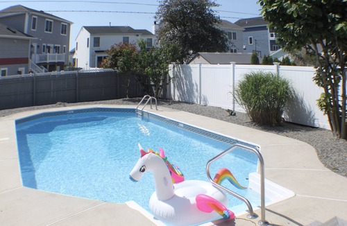 Point Pleasant Beach House | Home with IN-GROUND HEATED POOL best for large families 7 min walk to boardwalk