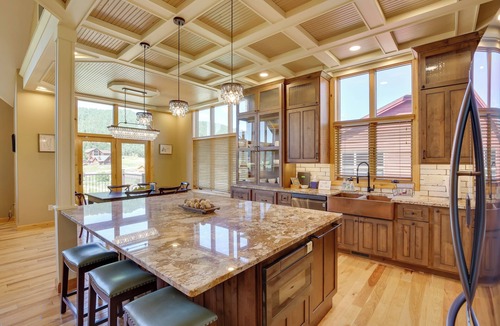 Sturgis House | Hot Tub + Golf Course Views: Luxe Sturgis Home!