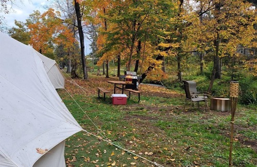 St Croix Falls Cabin | Incredible Secluded Tipi with Barbecue in Saint Croix Falls, Wisconsin