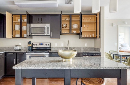 Woodmont Triangle Apartment | Inviting Bethesda Bainbridge 2BR w/Gym & Rooftop Pool, nr Metro, by Blueground