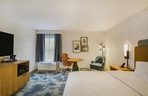 Huntsville Hotel | Inviting Room Great for Families & Groups w/Seasonal Pool, Free Parking & Bfast