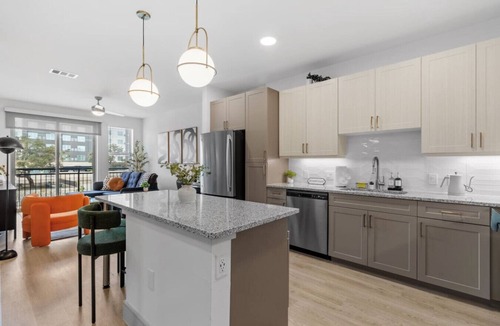 McNeil Apartment | King 1 BD 1BA Suite w Pool/Gym/Parking & Office!