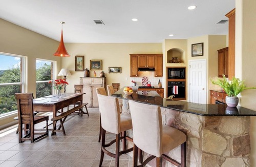Oatmeal House | Lake Travis Waterfront Home: Boat Dock, Balcony
