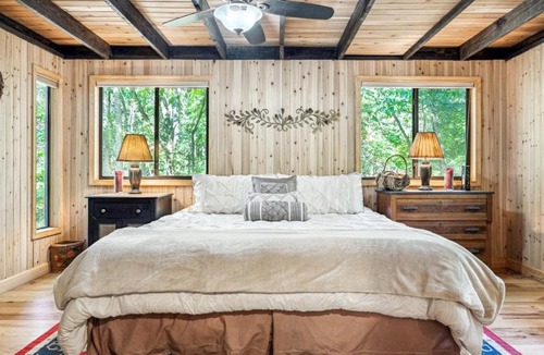 Innsbrook Ski Chalet | Lakefront A-Frame with Private Dock
