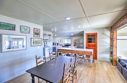 Hamlin County Cabin | Lakefront Cabin w/Patio & Views in Lake Norden