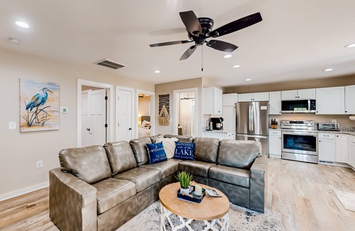 Mineral House | Lakefront, dog-friendly home with dock, paddleboards & firepit