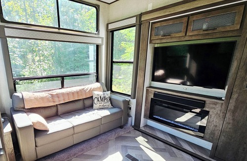 Waubun House | Lakefront Glamping Tiny Home near Itasca State Park|dog|fire-pit|gas grill|wifi