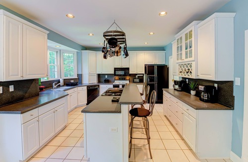 Lakeside Woods House | Lakefront home with boat dock, private firepit & game room - dog-friendly