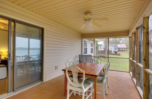 Cross Hill House | Lakefront House w/Boat Ramp, Dock & Sunset Views!