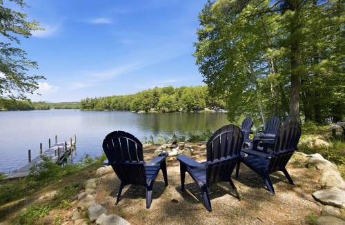 Wolfeboro House | Lakeside Escape on Crescent Lake with Sauna Fire Pit