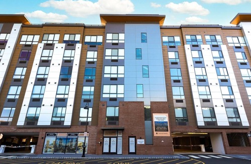 Carteret Apartment | Landing | Spectacular 1BD, Courtyard
