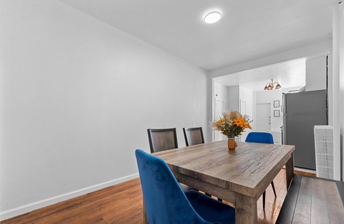 Ocean Hill Apartment | Large 3 BR/2BA with washer and dryer, a private office and a backyard