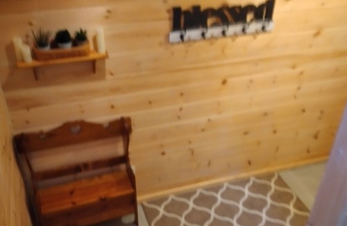 Kemblesville Apartment | Log Cabin studio loft w/yard, firepit, woods, and stream! Many nearby ammenities