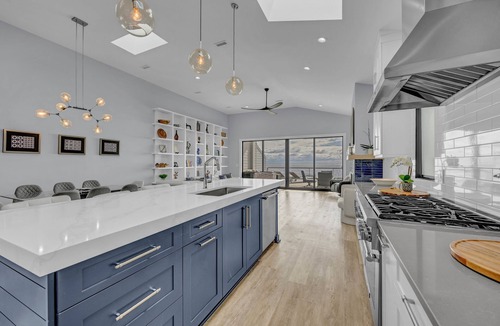 Wrightsville Beach House | Luxe Blue ~ Stunning Oceanfront Retreat Steps from Beach, Hot Tub, Rec Room