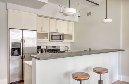 Historic Downtown Apartment | Luxe Jersey City 1BR w/Doorman, Gym & W/D, nr Shuttle, by Blueground