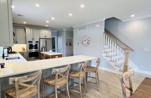 Seaside Heights House | Luxury Beach House Walking Distance to Ocean-4 Bedrooms & Den