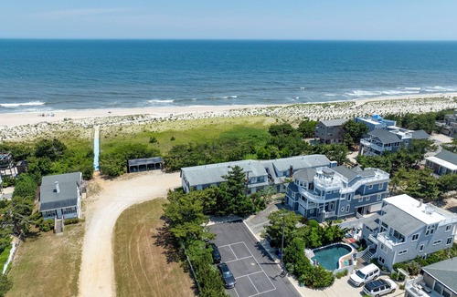 Harvey Cedars Villa | Luxury LBI Retreat 5BR, 4.5 BA ocean and bay views, hot tub, elevator. Sleeps 14