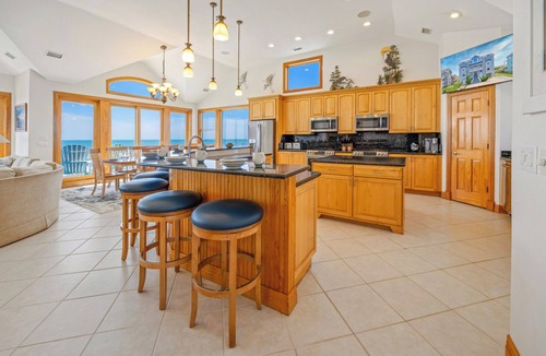 Hatteras House | Luxury Oceanfront Home w/Pool, HotTub, EV Charger, Elevator, Theater, Much More