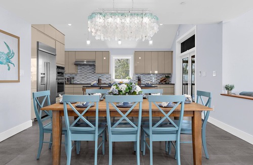 Stevensville House | Luxury Waterfront Escape with Swim Spa, Sauna, Game Room, Beach Access, Fire Pit