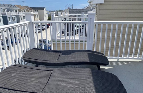 Seaside Heights House | Mermaid Place is only 5 min walk to the beach.