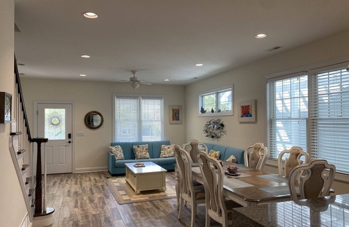 Seaside Heights House | Mermaid Place is only 5 min walk to the beach.