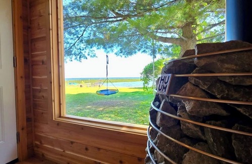 Vineland Cabin | Mille Lacs Cottage: Gamble, Fish, Sauna, Sandy Beach