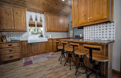 Blanchard Cabin | Modern cabin secluded on 50 acres, private trail and creek access, all near town