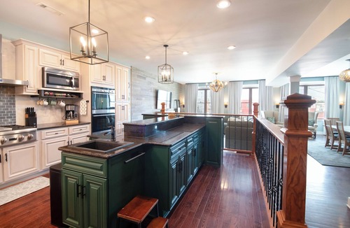 Elizabeth City Apartment | Modern Farmhouse Retreat, 3BR/3.5BA, Balcony + Activity Haven + Workspaces