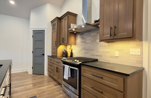 Brookings House | Modern farmhouse with soft water and fireplace in Brookings