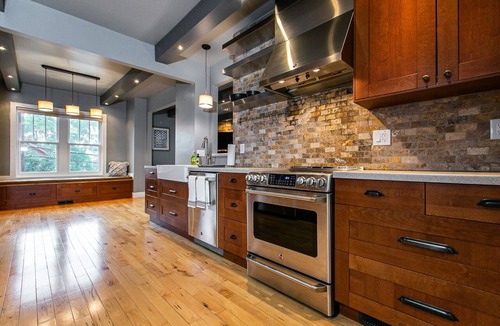 Dubuque House | Modern home in historic neighborhood with lower level game room by Loras College