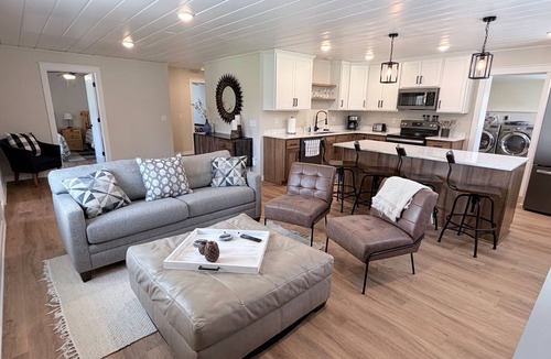 Grand Rapids House | Modern Lakefront Home on Pokegama · Sandy Swim & Dock