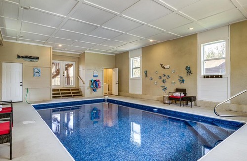 Caton House | Mtn-View Home w/Heated Indoor Pool & Hot Tub