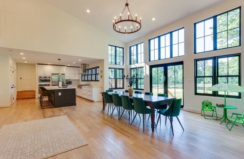 Bluemont House | Nature Escape | Pond Dock Fire Pit Trails