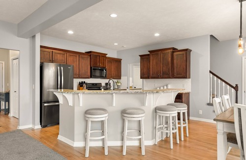 Bellevue House | Nebraska Charm: 5BR Home with Smart Touches