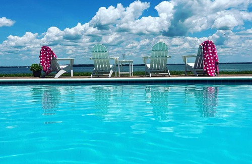 Cambridge House | NEW! Gorgeous Waterfront Estate with Saltwater pool, beach and dock