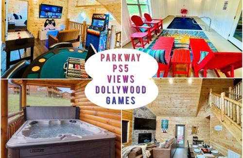 Pigeon Forge Villa | New! Indoor Pool/PS 5/Hot tub/Parkway