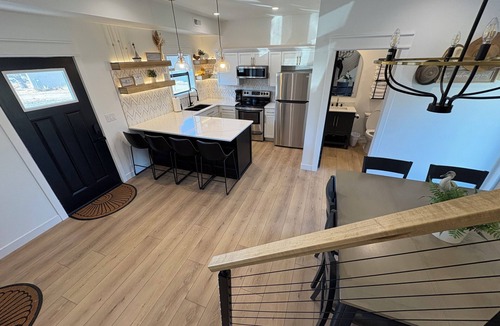 Twin Lakes House | NEW lake home across from boat dock! 2nd story deck! Modern!