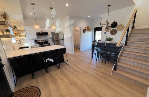 Twin Lakes House | NEW lake home across from boat dock! 2nd story deck! Modern!