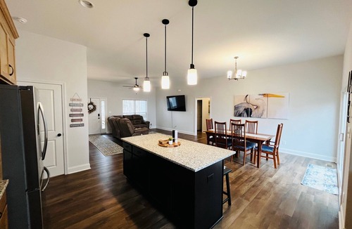 Bumpass House | NEW Lakefront Home, Hot Tub, Kayaks, Game room, Firepit