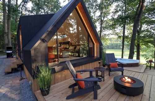 Porters Sideling Cabin | NEW-The Marburg Cabin Modern A-frame