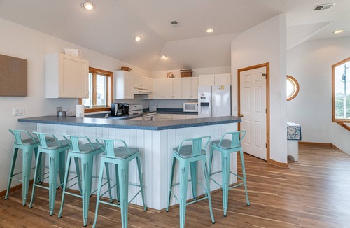 Carova Beach House | Ocean Aire - 4x4 Carova Beach, Ocean View, Hot Tub, Large Decks, Pets OK, Kayaks