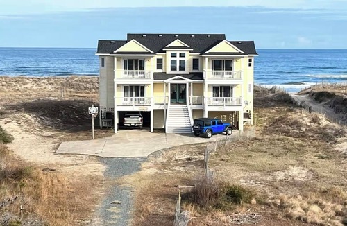 Carova Beach House | Ocean FrontRow,PrivatePool,New Hottub,Sleeps 16,PetFriendly,NewLVP,Upgrades,VIEW