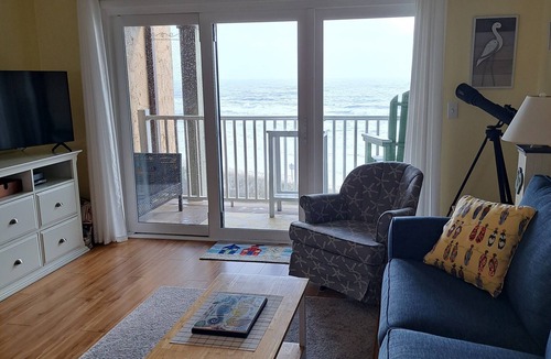 Sneads Ferry Condo | Oceanfront Condo with Beautiful View. Top floor, Elevator, Easy Beach Access.