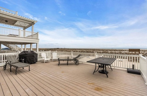 Normandy Beach House | Oceanfront Normandy Beach NJ, Private Beach Access, Luxury Home w/Decks & Views