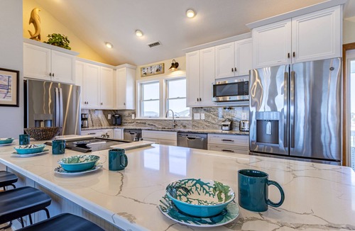Whalehead Beach House | Oceanfront w Elevator, 6 Bedrooms & Private Walkway, Custom Pool, VIEWS