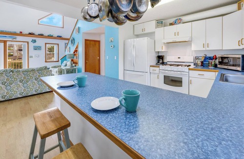Avon House | Oceanview Dog Friendly Home in Avon w/Hot Tub, Game Room, Basketball, Smart TVs
